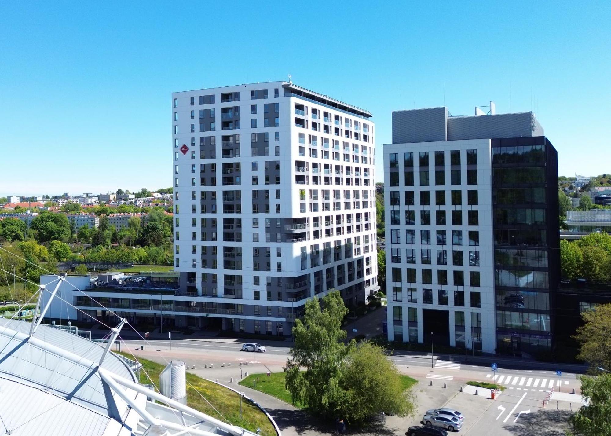 Apartment Efaga Modern Tower Gdynia With Private Parking Space Kültér fotó